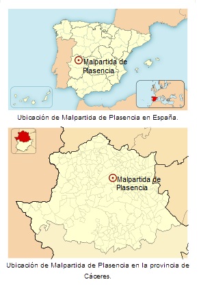 Situacin, Malpartida de Plasencia